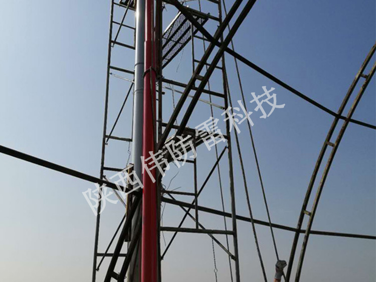 氣象雷達站避雷針展示三
